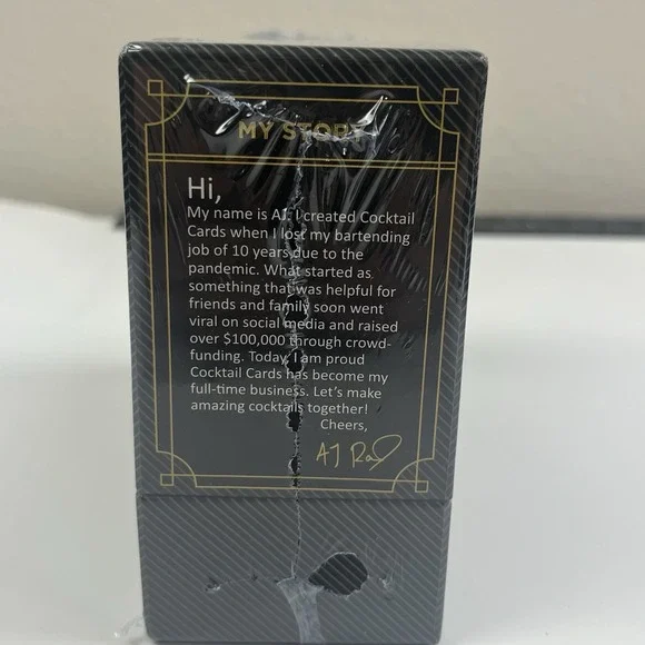 100 Cocktail Recipes to Master Cocktails in Bartender Cards NIB - Picture 3 of 7